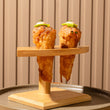 CRISPY WONTON SALMON CONES