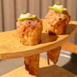 CRISPY WONTON SPICY TUNA CONES